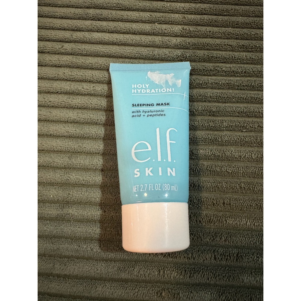 e.l.f. SKIN Holy Hydration Sleeping Mask with Hyaluronic Acid Peptides 2.7 oz